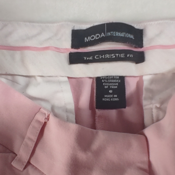 Moda International Blush Pink Pants - Picture 2 of 10